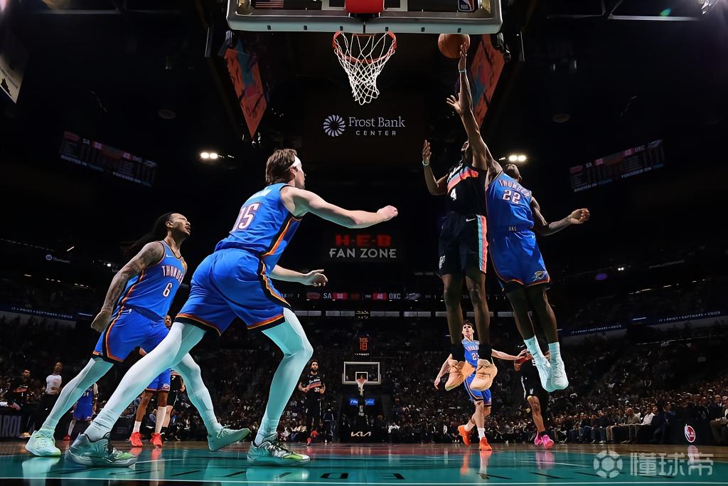 NBA西决对阵：雷霆vs马刺；常规赛马刺4胜1负占据上风